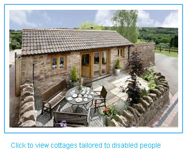 self catering cottages with amenities for disabled and mobility impaired people