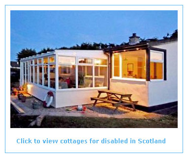 wheelchair accessible cottages for the disabled in scotland